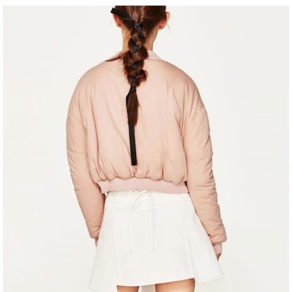 💚Zara quilted bomber jacket - Picture 3 of 8